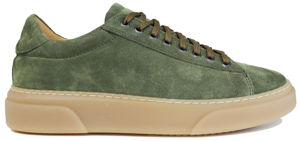 Scarpe Uomo Scarpe Tennis Eleganti SNEAKER UOMO ACS CAMOSCIO VERDE