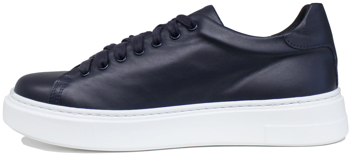 Scarpe Basse Sneakers Uomo Eleganti Blu Globo E-Commerce Calzature