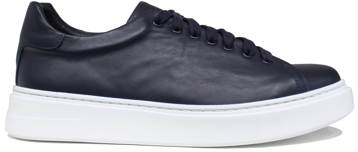 SNEAKER UOMO ACS PELLE BLU ACS Calzature Italiane1