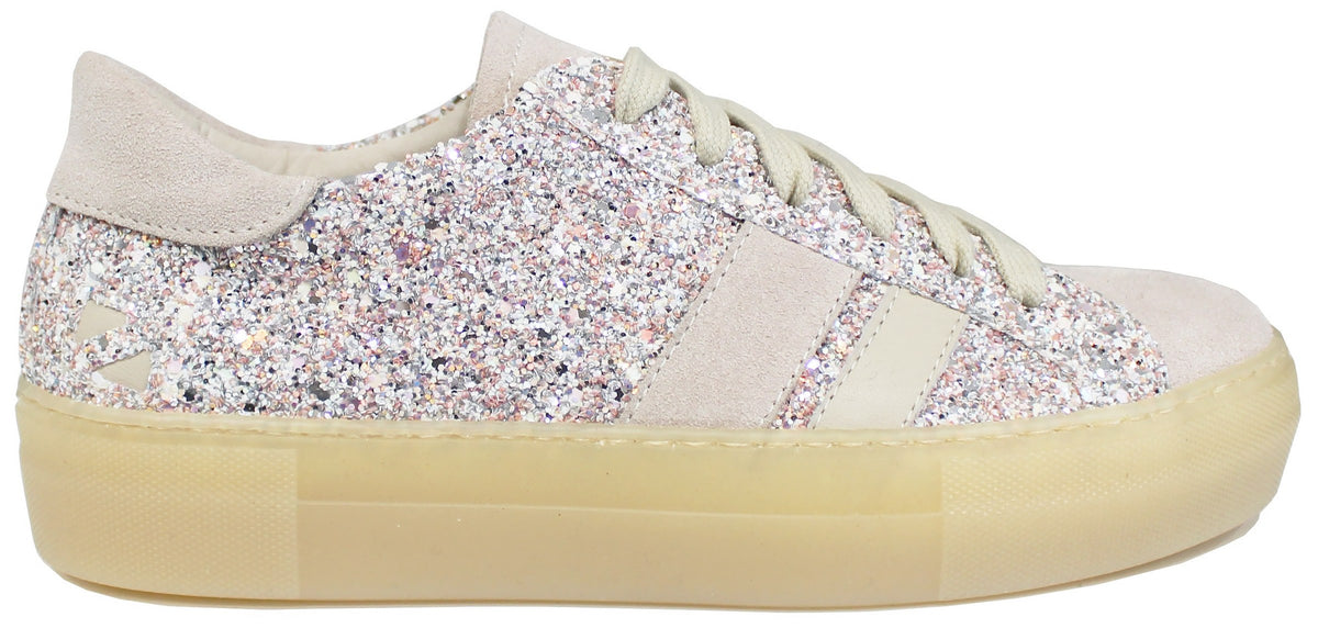SNEAKER DONNA GAUCHO GLITTER MULTICOLOR| ACS Calzature Italiane