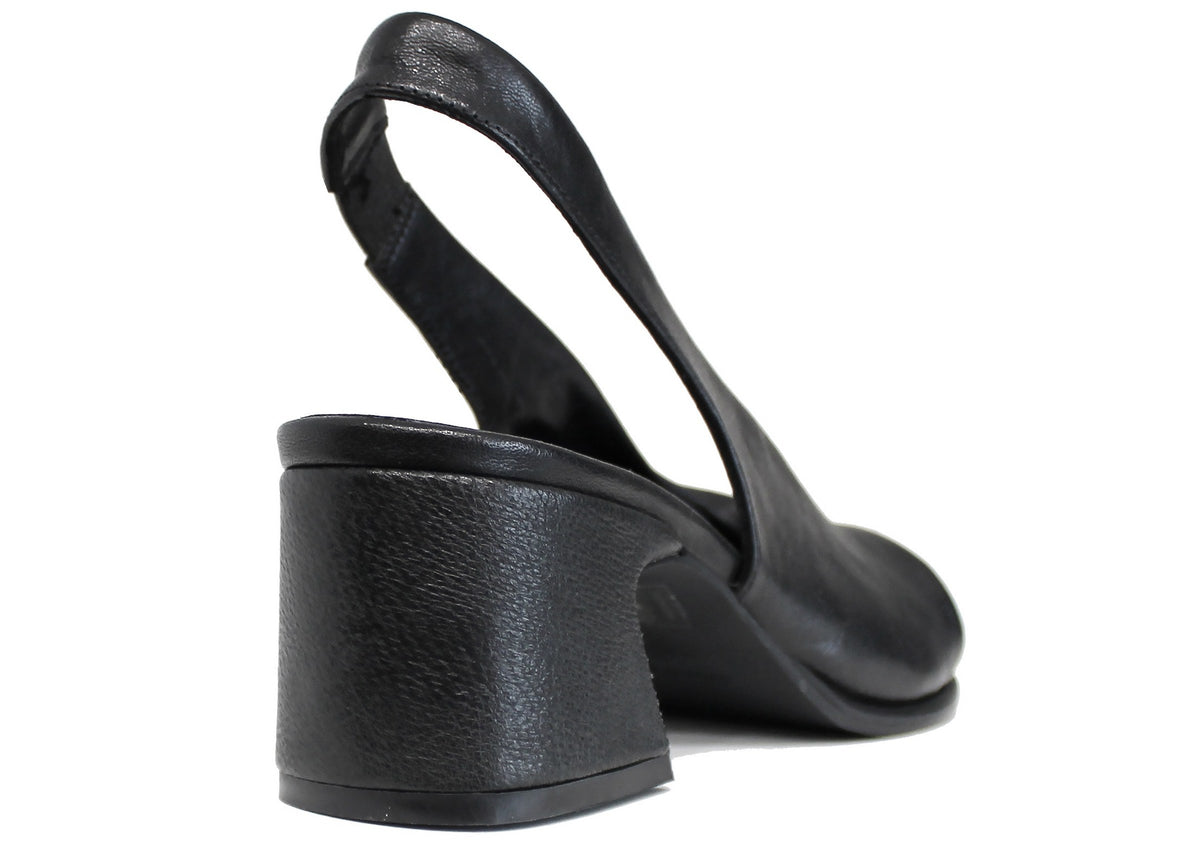 Sandali Neri Sandali Tacco Largo Cm SANDALO NODO TACCO BASSO PELLE