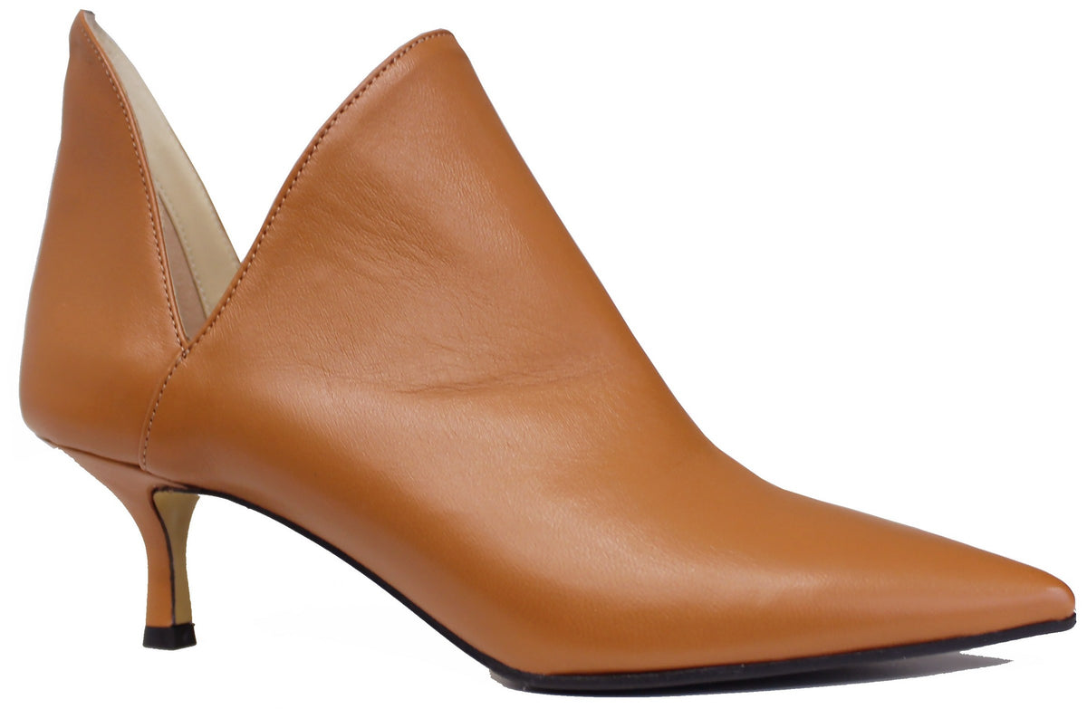 Tronchetti Tacco Scarpe Tronchetto Marroni Stivali Tronchetti