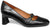 scarpe donna di tendenza decoltè nere stile mary jane con punta quadrata e tacco largo cinturino fibbia dorata marchio angel alarcon 25526 calzature artigianali online comode con negozio a civitanova marche collezione moda spedizioni in tutta Italia pagamento alla consegna