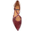 vista frontale dall'alto scarpe donna di tendenza decoltè bordò tacco basso eleganti a punta in vera pelle con cinturino incrociato marchio angel alarcon 25536 calzature artigianali online comode con negozio a civitanova marche collezione moda spedizioni in tutta Italia pagamento alla consegna