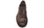 vista frontale dall'alto scarpe uomo eleganti di tendenza francesine senza lacci oxford marroni testa di moro in camoscio vera pelle con suola in gomma cucita modello guido ferri 6251 franco fedele calzature artigianali online 100% made in italy negozio a civitanova marche collezione moda soletta morbida spedizioni in tutta Italia pagamento alla consegna 