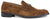 scarpe mocassino cerimonia matrimonio uomo con morsetto accessoriato calzaturificio europa franco fedele guido ferri articolo 6485 in vera pelle camoscio land terra marrone con suola fondo in vero cuoio classico cucito 100% made in italy fatte a mano scarpe con negozio a civitanova marche calzature italiane artigianali scarpe online eleganti e formali