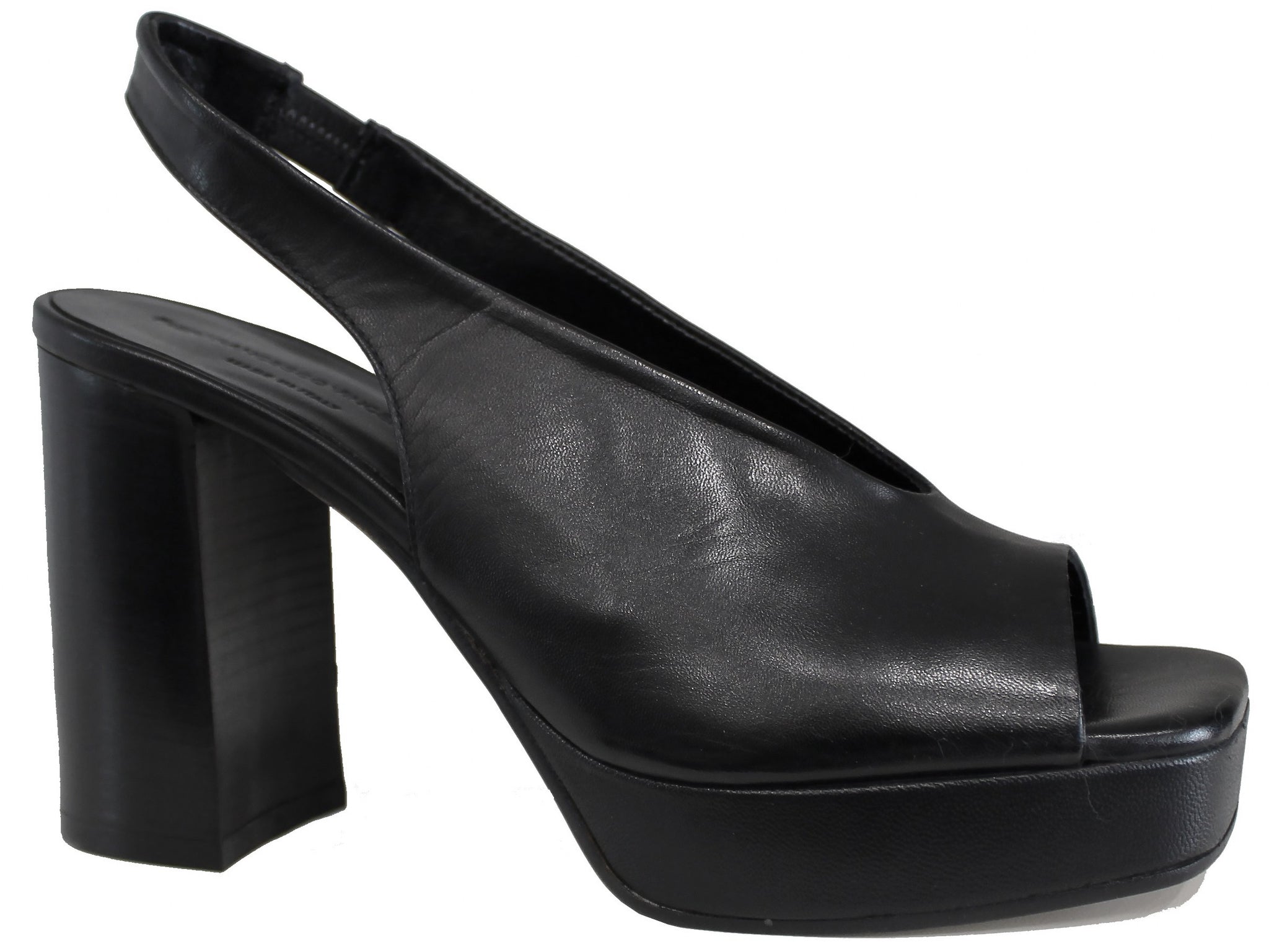 Scarpe Con Tacco Largo Scarpa Plateau Nera Tacchi Con Plateau E