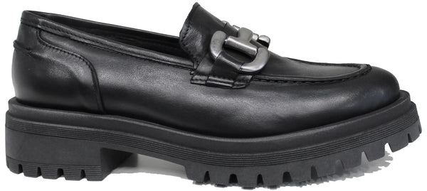 Mocassins Femme PORTOFINO - Argent Laminé - Semelle Polyuréthane - Fabriqué En Italie - Neuf Avec Boîte
