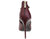vista posteriore scarpe donna di tendenza decoltè tronchetti a punta bordò tacco alto a spillo eleganti in vera pelle con cinturino regolabile e cerniera marchio Gianmarco F. A0160 calzature artigianali Made in Italy online con negozio a civitanova marche collezione moda spedizioni in tutta Italia pagamento alla consegna