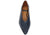 vista frontale scarpe donna di tendenza decoltè blu scuro a punta eleganti con tacco basso in vera pelle marchio angel alarcon 25541 calzature artigianali online comode con negozio a civitanova marche collezione moda spedizioni in tutta Italia pagamento alla consegna