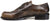 vista laterale scarpe donna di tendenza mocassini fibbia marroni testa di moro vintage eleganti con punta grande rotonda effetto retrò in vera pelle marchio angel alarcon 25612 monk strap stile casual per ufficio con tacco basso e suola flessibile calzature artigianali online comode con negozio a civitanova marche collezione moda spedizioni in tutta Italia pagamento alla consegna