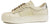 vista laterale interna scarpe donna di tendenza sneaker senza lacci slip-on casual eleganti in vera pelle greige beige con accessori catene e elastico oro platino pellame molto morbido suola bassa leggera in tinta crown 1717 CATENE LUREX PES calzature artigianali online 100% made in italy con negozio a civitanova marche collezione moda soletta estraibile per plantare spedizioni in tutta Italia pagamento alla consegna