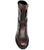 vista frontale dall'alto scarpe donna di tendenza anfibi rosso bordò con lacci in vera pelle spazzolata con suola carrarmato alta e cerniera laterale marchio matisse ma977 stile casual eleganti sportivi con punta rotonda calzature artigianali online 100% made in italy comode con negozio a civitanova marche collezione moda spedizioni in tutta Italia pagamento alla consegna