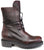 scarpe donna di tendenza anfibi rosso bordò con lacci in vera pelle spazzolata con suola carrarmato alta e cerniera laterale marchio matisse ma977 stile casual eleganti sportivi con punta rotonda calzature artigianali online 100% made in italy comode con negozio a civitanova marche collezione moda spedizioni in tutta Italia pagamento alla consegna