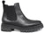 scarpe donna di tendenza stivaletti beatles neri bassi altezza caviglia con elastici laterali in vera pelle marchio crown beatles ns chelsea boots stile casual eleganti sportivi con punta rotonda suola carrarmato in gomma flessibile calzature artigianali online 100% made in italy comode con negozio a civitanova marche collezione moda spedizioni in tutta Italia pagamento alla consegna