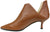 vista laterale scarpe donna di tendenza tronchetti neri a punta eleganti aperti di lato in vera pelle con tacco basso comodo cerniera posteriore e suola vero cuoio marchio Le Fabian 9300 calzature artigianali Made in Italy online con negozio a civitanova marche collezione moda spedizioni in tutta Italia pagamento alla consegna