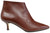 scarpe donna di tendenza tronchetti eleganti a punta marroni in vera pelle con tacco basso comodo suola vero cuoio e cerniera marchio Le Fabian 4160 calzature artigianali Made in Italy online con negozio a civitanova marche collezione moda spedizioni in tutta Italia pagamento alla consegna