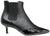 scarpe donna di tendenza tronchetti eleganti a punta neri stile beatles chelsea boots in vera pelle con tacco basso comodo suola vero cuoio mezza piantina in gomma e doppio elastico marchio Le Fabian 9446 calzature artigianali Made in Italy online con negozio a civitanova marche collezione moda spedizioni in tutta Italia pagamento alla consegna