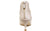 vista posteriore scarpe donna di tendenza tronchetti grigio beige a punta eleganti aperti di lato in vera pelle con tacco basso comodo cerniera posteriore e suola vero cuoio marchio Le Fabian 9300 calzature artigianali Made in Italy online con negozio a civitanova marche collezione moda spedizioni in tutta Italia pagamento alla consegna