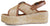 vista laterale scarpe donna di tendenza sandali zeppe comode in vera pelle rafia intrecciata corda beige per tutti i giorni con fibbia rotonda e cinturino color cuoio plantare in memory morbidissimo e fasce incrociate zeppa leggera rialzata calzature francesco brunelli ab 5308 calzature artigianali online 100% made in italy con negozio a civitanova marche collezione moda spedizioni in tutta Italia pagamento alla consegna soletta estraibile per plantare