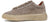 vista laterale scarpe uomo tendenza sneaker bassa casual elegante sportiva per cerimonia IPL 4190 in vera pelle camoscio grigio chiaro steppa con suola nocciola molto leggera oversize calzature artigianali 100% made in italy negozio a civitanova marche collezione moda soletta morbida estraibile per plantare spedizioni in tutta Italia pagamento alla consegna 