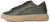 vista laterale scarpe uomo tendenza sneaker bassa eleganti sportive per cerimonia IPL 4190 in vera pelle martellata verde militare scuro con suola nocciola molto leggera oversize calzature artigianali 100% made in italy negozio a civitanova marche collezione moda soletta morbida estraibile per plantare spedizioni in tutta italia pagamento alla consegna 