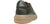 vista posteriore scarpe uomo tendenza sneaker bassa eleganti sportive per cerimonia IPL 4190 in vera pelle martellata verde militare scuro con suola nocciola molto leggera oversize calzature artigianali 100% made in italy negozio a civitanova marche collezione moda soletta morbida estraibile per plantare spedizioni in tutta italia pagamento alla consegna 