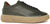 scarpe uomo tendenza sneaker bassa eleganti sportive per cerimonia IPL 4190 in vera pelle martellata verde militare scuro con suola nocciola molto leggera oversize calzature artigianali 100% made in italy negozio a civitanova marche collezione moda soletta morbida estraibile per plantare spedizioni in tutta italia pagamento alla consegna 