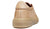 vista posteriore scarpe uomo tendenza sneaker bassa eleganti sportive per cerimonia IPL 4190 in vera pelle beige taupe con suola nocciola molto leggera oversize calzature artigianali 100% made in italy negozio a civitanova marche collezione moda soletta morbida estraibile per plantare spedizioni in tutta Italia pagamento alla consegna 