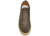 vista frontale dall'alto scarpe uomo di tendenza sneaker verdi eleganti sportive in camoscio vera pelle con suola beige alta e rialzata articolo 4190 stile casual con punta rotonda calzature artigianali online 100% made in italy comode con negozio a civitanova marche collezione moda spedizioni in tutta Italia pagamento alla consegna
