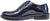 vista laterale scarpe uomo eleganti per cerimonie di tendenza francesine oxford blu scuro in vera pelle lucida con suola cucita in vero cuoio modello guido ferri 6628 franco fedele calzature artigianali online 100% made in italy negozio a civitanova marche collezione moda soletta morbida spedizioni in tutta Italia pagamento alla consegna 