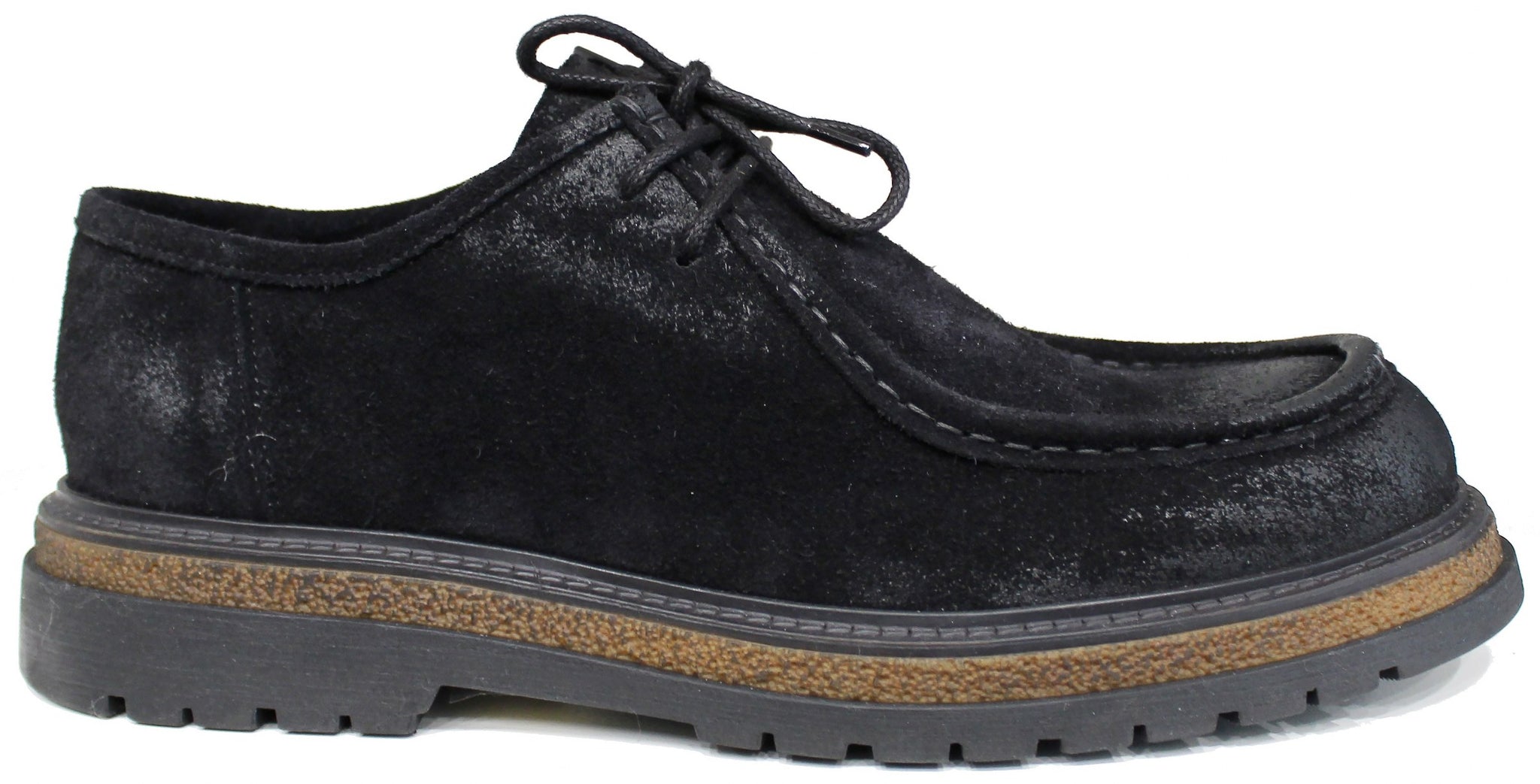 scarpe uomo eleganti di tendenza ingegnere paraboot neri in camoscio ingrassato vera pelle con suola carrarmato alta rialzata modello guido ferri 6522 calzature artigianali online 100% made in italy negozio a civitanova marche collezione moda soletta morbida estraibile per plantare spedizioni in tutta Italia pagamento alla consegna 