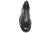 vista frontale dall'alto scarpe uomo eleganti di tendenza francesine senza lacci oxford nere in vera pelle con suola in gomma cucita modello guido ferri 6628 franco fedele calzature artigianali online 100% made in italy negozio a civitanova marche collezione moda soletta morbida spedizioni in tutta Italia pagamento alla consegna 