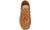 vista frontale dall'alto scarpe uomo di tendenza mocassino stile barca casual eleganti in vera pelle scamosciata cuoio marroncino con nappine pellame molto morbido suola gommini bassa leggera articolo 210 calzature artigianali online 100% made in italy comode con negozio a civitanova marche collezione moda spedizioni in tutta Italia pagamento alla consegna