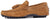 vista laterale scarpe uomo di tendenza mocassino stile barca casual eleganti in vera pelle scamosciata cuoio marroncino con nappine pellame molto morbido suola gommini bassa leggera articolo 210 calzature artigianali online 100% made in italy comode con negozio a civitanova marche collezione moda spedizioni in tutta Italia pagamento alla consegna