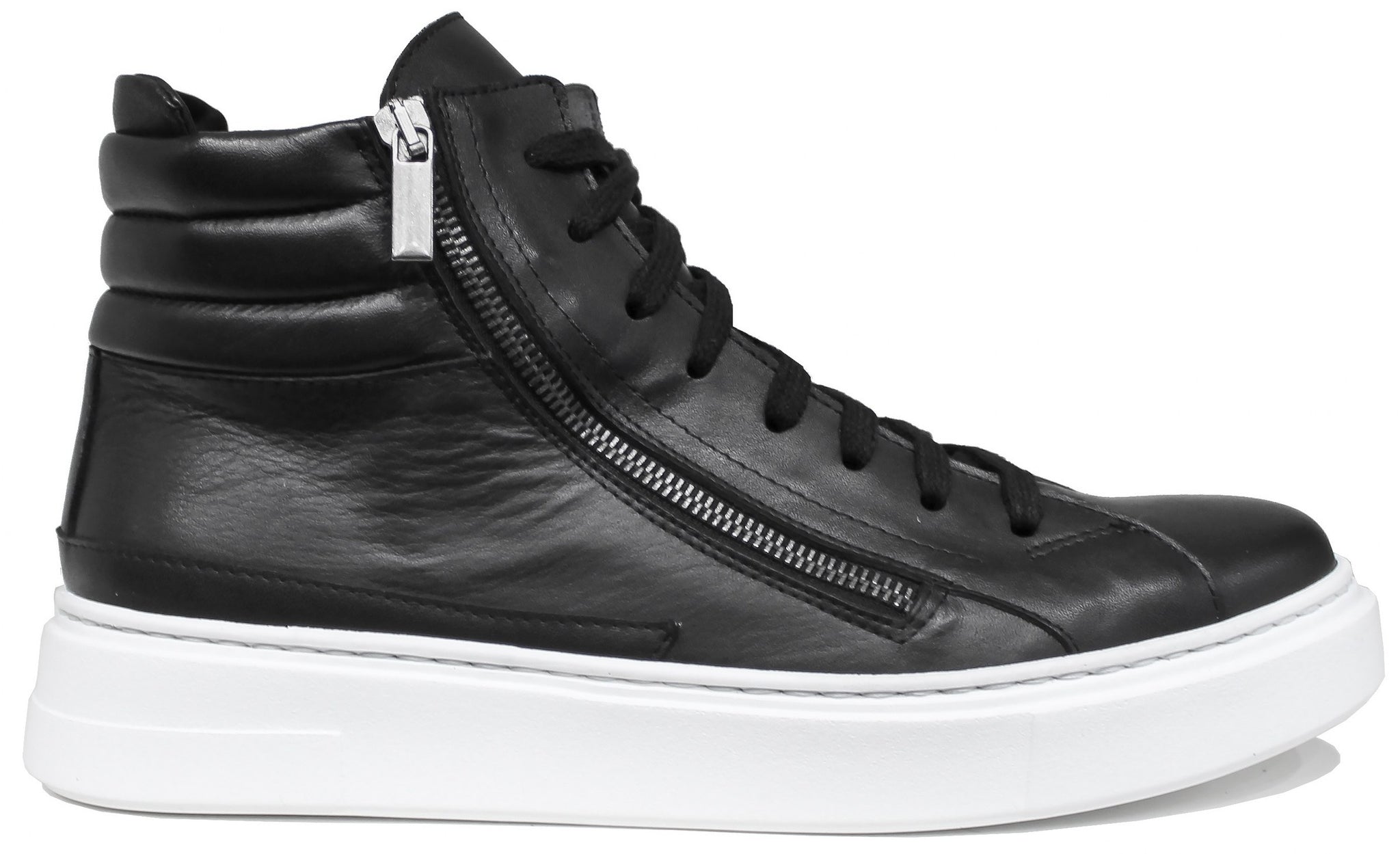 Sneakers Alte Con Cerniera Laterale Uomo Stivaletti Uomo Con