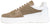 vista laterale scarpe uomo tendenza sneaker basse casual eleganti sportive in vera pelle scamosciata taupe con dettagli martellati e pelle bianca con buchetti sulla punta suola alta rialzata articolo AR80-M calzature artigianali online 100% made in italy negozio a civitanova marche collezione moda soletta morbida estraibile per plantare spedizioni in tutta Italia pagamento alla consegna 