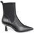 scarpe donna di tendenza tronchetti neri a punta stile beatles tacco a rocchetto in vera pelle articolo angel alarcon 25598 stivaletti eleganti con doppio elastico calzature artigianali online con negozio a civitanova marche collezione moda spedizioni in tutta Italia pagamento alla consegna