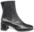 scarpe donna di tendenza tronchetti neri stile beatles tacco largo in vera pelle articolo angel alarcon 25566 stivaletti eleganti con elastici calzature artigianali online con negozio a civitanova marche collezione moda spedizioni in tutta Italia pagamento alla consegna