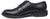 vista laterale interna scarpe derby uomo francesina liscia calzaturificio europa franco fedele guido ferri articolo 6436 in vera pelle nera morbida comoda con suola fondo in gomma classico molto leggero 100% made in italy fatte a mano scarpe con negozio a civitanova marche calzature italiane artigianali scarpe online eleganti e formali