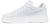 vista laterale interna scarpe sneaker uomo con borchie eleganti sportive calzaturificio basic articolo ar521 in vera pelle bianca cocco squamata pellame molto morbido suola molto alta oversize molto leggera e comoda 100% made in italy scarpe con negozio a civitanova marche collezione moda soletta morbida estraibile per plantare calzature artigianali online