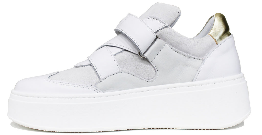 Sneakers alte, bianco | Intrend Sneakers alte, bianco | Intrend