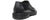 vista posteriore del tacco scarpe derby uomo francesina liscia calzaturificio europa franco fedele guido ferri articolo 6436 in vera pelle nera morbida comoda con suola fondo in gomma classico molto leggero 100% made in italy fatte a mano scarpe con negozio a civitanova marche calzature italiane artigianali scarpe online eleganti e formali