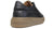 vista posteriore del tacco scarpe sneaker bassa uomo eleganti sportive articolo calzaturificio IPL 4190 in vera pelle bottalata martellata nera con suola nocciola marrone molto leggera oversize 100% made in italy scarpe con negozio a civitanova marche collezione moda soletta morbida estraibile per plantare calzature artigianali made in italy scarpe online
