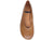 vista dall'alto ballerine donna color cuoio in vera pelle, punta rotonda molto ampia, suola flessibile e leggera, tacco basso, modello Angel Alarcon 26104, scarpe artigianali