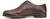 vista laterale oxford uomo elegante marrone testa di moro in vera pelle effetto forata, senza lacci con elastico, punta rotonda, suola in gomma cucita, modello GUIDO FERRI 6251, scarpe artigianali 100% Made in Italy con negozio a Civitanova Marche