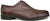 Oxford uomo elegante marrone testa di moro in vera pelle effetto forata, senza lacci con elastico, punta rotonda, suola in gomma cucita, modello GUIDO FERRI 6251, scarpe artigianali 100% Made in Italy con negozio a Civitanova Marche