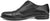 vista laterale oxford uomo elegante nera in vera pelle effetto forata, senza lacci con elastico, punta rotonda, suola in gomma cucita, modello GUIDO FERRI 6251, scarpe artigianali 100% Made in Italy con negozio a Civitanova Marche