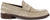 Mocassini uomo eleganti color grigio tortora in camoscio vera pelle, suola in vero cuoio cucita, punta rotonda, modello GUIDO FERRI 6592, scarpe artigianali 100% Made in Italy con negozio a Civitanova