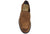 vista dall'alto mocassini uomo eleganti marroni tonalità bruciato in camoscio vera pelle, suola in vero cuoio cucita, punta rotonda, modello GUIDO FERRI 6592, scarpe artigianali 100% Made in Italy con negozio a Civitanova